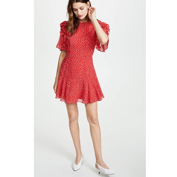 Keepsake the Label Moonshine Dress - Red White Polkadot Dress - Picture 5 of 8